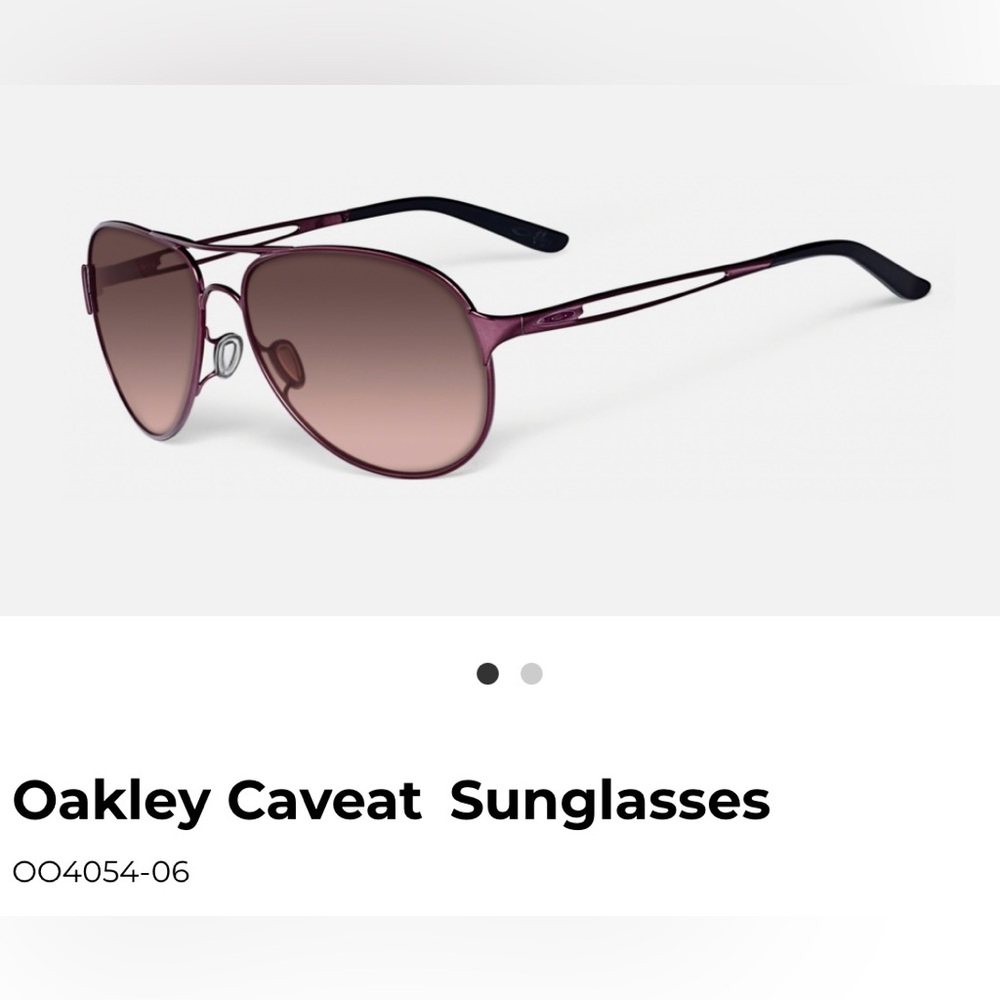 Oakley Caveat Aviator Sunglasses Blackberry with G40 Black Gradient lenses New